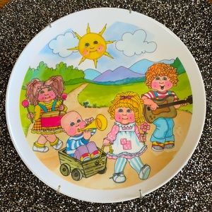 Cabbage Patch Kids plastic plate